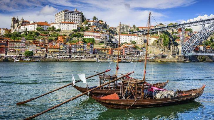 Porto cityscape from the Douro River.