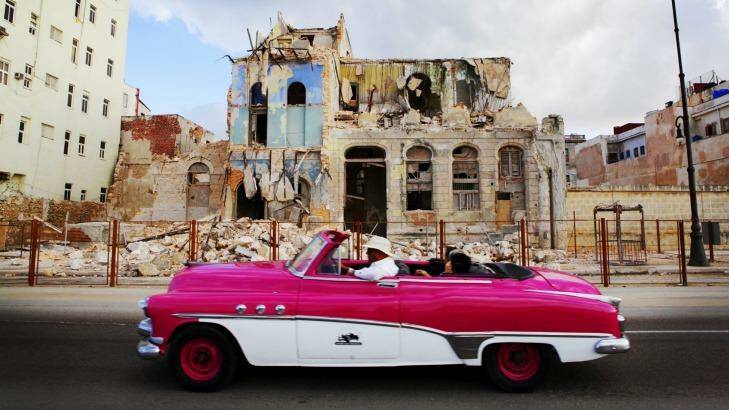 Havana still celebrates the classic American automobile. Photo: Holly Wilmeth/Getty Images