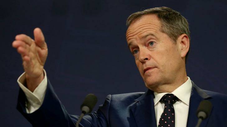 Opposition Leader Bill Shorten says it is inconceivable that Malcolm Turnbull did not know about the Parakeelia arrangments when he was Liberal Party treasurer. Photo: Alex Ellinghausen 
