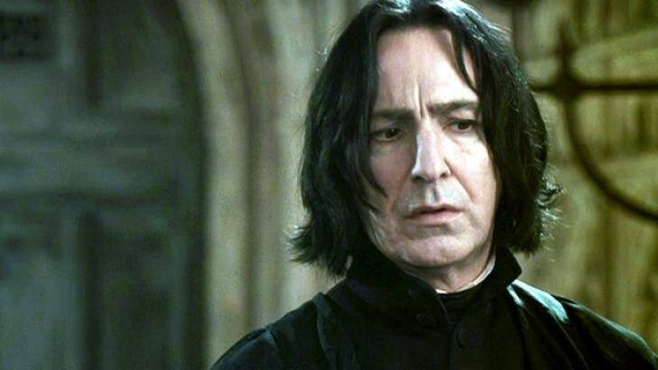 "The course of my fictional war was forever changed when Snape chose to abandon the course on which he was set, and Dumbledore helped him do it.": Rowling Photo: Warner Bros. 