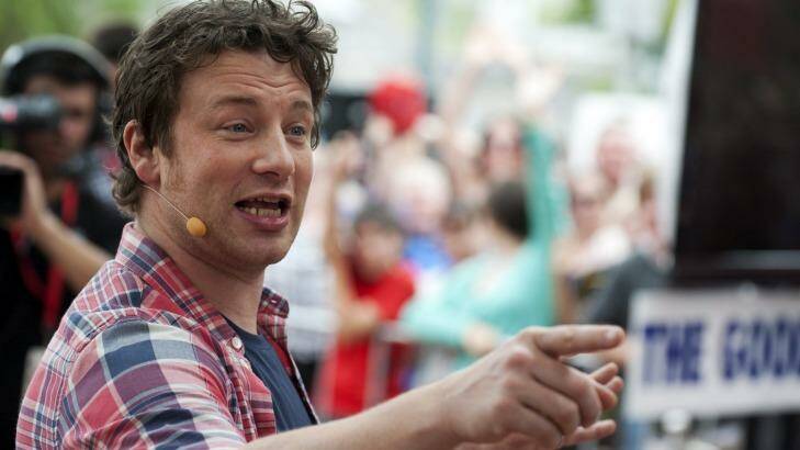 'I give my kids chillies for punishment': Jamie Oliver makes a parenting point. Photo: Harrison Saragossi