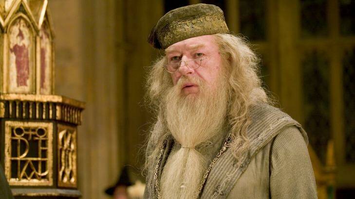 Rowling argued Dumbledore (played by Michael Gambon in the film adaptation of the Harry Potter books) would have supported an open dialogue.  Photo: Supplied