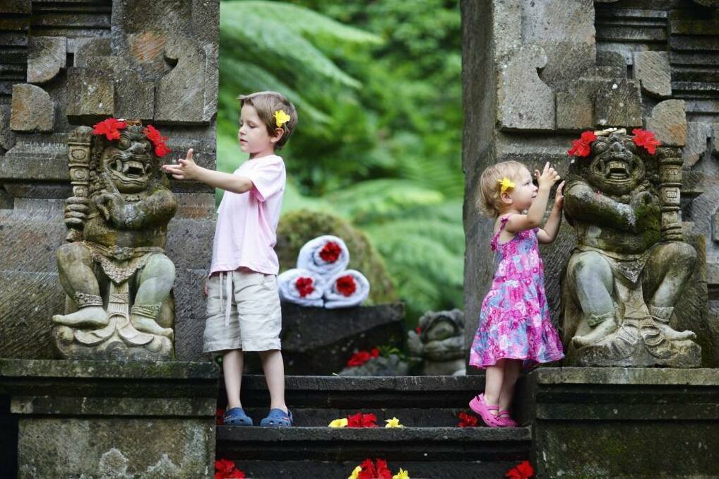 Go west: Many package holidays suitable for children are on offer in Bali. Photo: iStock