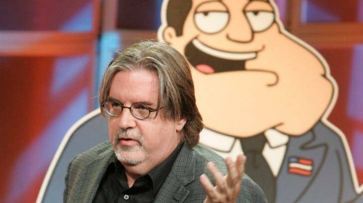 One of the few photos of Matt Groening, creator and executive producer of the animated series <i>The Simpsons</i>. Photo: Supplied