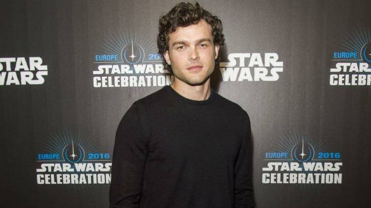 Alden Ehrenreich, who will play Han Solo, attends the Star Wars Celebration 2016 at ExCel on July 17, 2016 in London, England. Photo: Ben A. Pruchnie