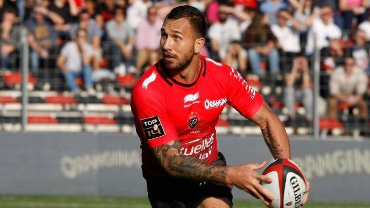 Winning start: Quade Cooper in action during his debut for Toulon. Photo: Claude Paris