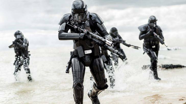 Look who's coming: Rogue One's Death Troopers should help Disney over the line. Photo: Jonathan Olley/Lucasfilm-Disney via AP