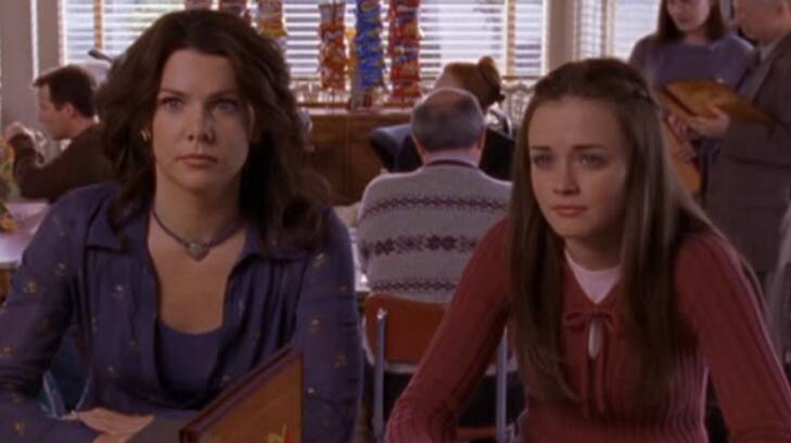 Lauren Graham and Alexis Bledel in The Gilmore Girls ... earning $US750,000 an episode for the revived series.