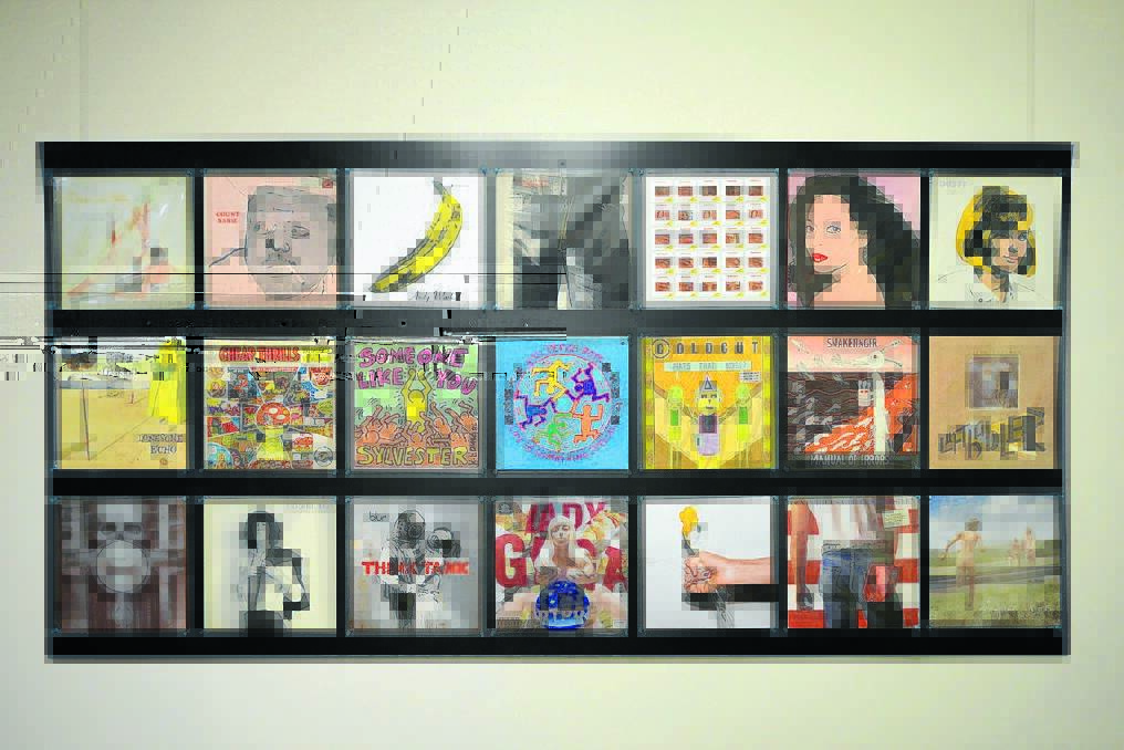 Off the Record: The famous artists wall features artists such as Andy Warhol, Banksy, Keith Haring and more.