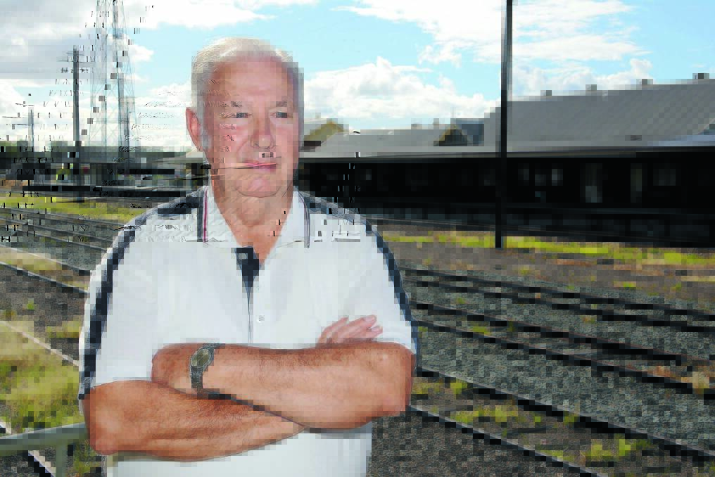 Barry Seghers is not happy about a NSW TrainLink cut to services at Taree Railway Station that started on April Fool's Day.