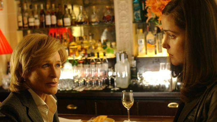 Glenn Close, who has built a career playing villains, opposite Rose Byrne in the TV series Damages. Photo: Supplied