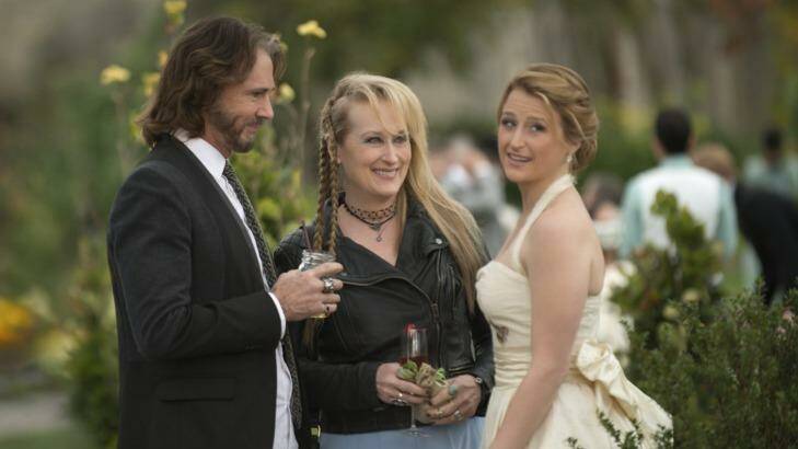 Mamie Gummer, right, has dealt with comparisons with her mother Meryl Streep head-on. Photo: Sony Pictures 