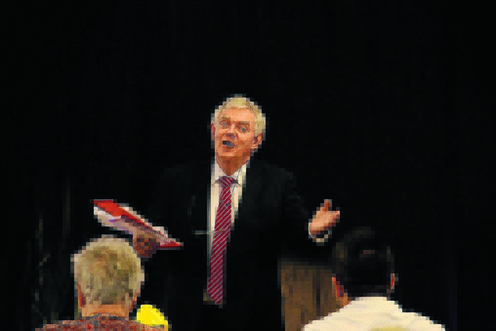 President of the Taree and District Eisteddfod Society Tim Stack OAM opened the eisteddfod inside Taree's Uniting Church, in Albert Street on Tuesday (April 19). "Life is about practice," said Mr Stack.