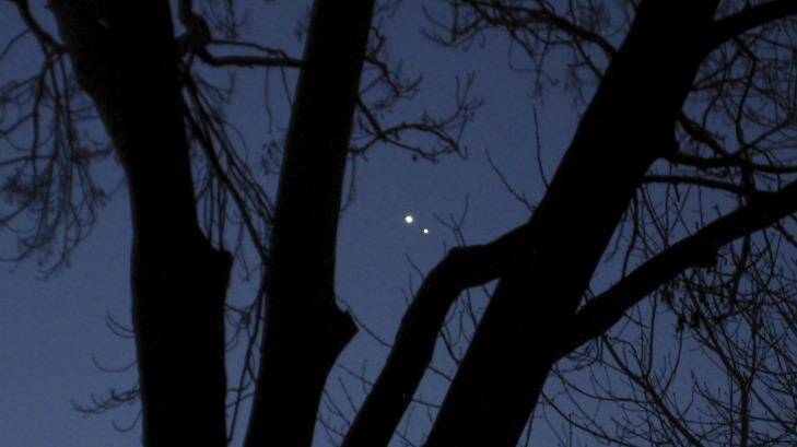 The International Space Station will pass close to Venus and Jupiter on Wednesday night. Photo: Penleigh Boyd