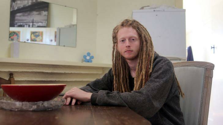 Ben Mutch, at home in Warrnambool, is unemployed was pressured into signing up for a training course, with Aquired Learning. Photo: Rob Gunstone