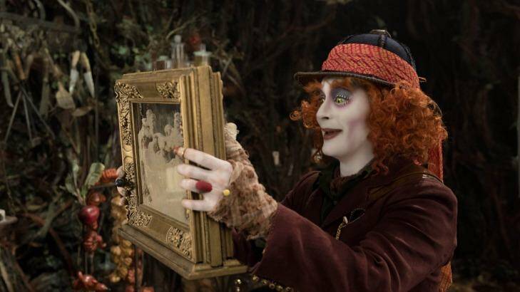 Johnny Depp in <i>Alice Through the Looking Glass</i>, which flopped on the weekend.  Photo: Peter Mountain/Disney via AP