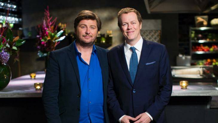 <I>The Hotplate judges</I>, Scott Pickett and Tom Parker Bowles. Photo: Supplied