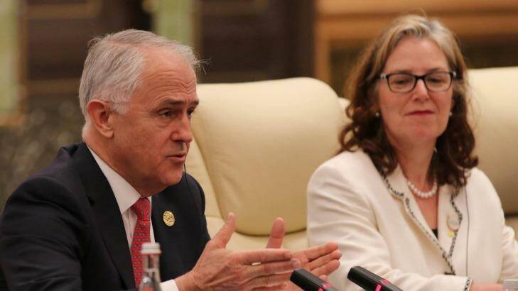 Minister Malcolm Turnbull said it was a lot easier for Chinese companies to invest in Australia than Australian companies to invest in China. Photo: Sanghee Liu