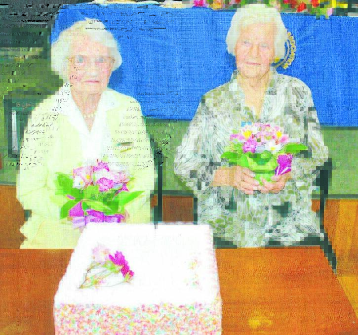 Best of friends: Audrey Elliot and Rose Tufrey both turned 100 last year.
