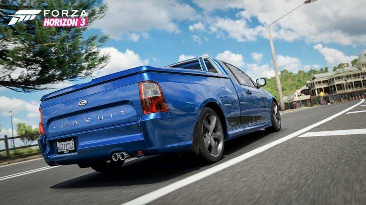 The utes in the game will not be exclusively Holdens, there are several Fords including this FPV Pursuit. Photo: Supplied