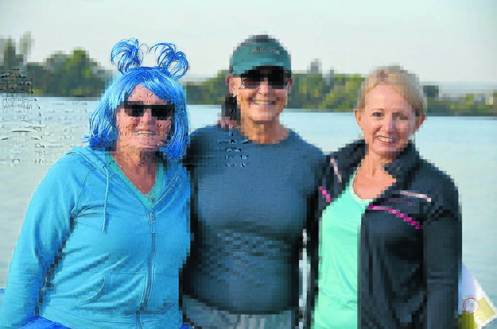 Run directors Marg Lewis, Fiona Ludeke and Janelle Jefferies.