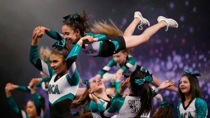 More than 10,000 cheerleaders competed at the national championships. Photo: Darrian Traynor