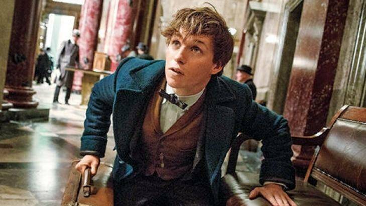 Animal magic ... Eddie Redmayne as Newt Scamander in JK Rowling's updcoming <i>Fantastic Beasts and Where to Find Them</i>. Photo: Entertainment Weekly