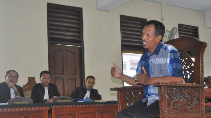 The victim's father, Nyoman Supardika, said "me and my family no longer have any problem". Photo: Supplied
