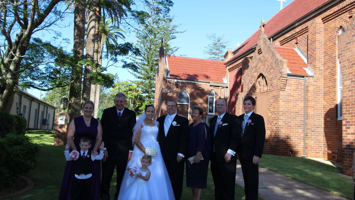 Rodney and Rhonda Yarnold recently attended their son Aaron's and his wife Ginaya's wedding. Brian Alexander, Aaron's boss of eight years and one of the men that saved Rodney's life, attended the special day for the family.