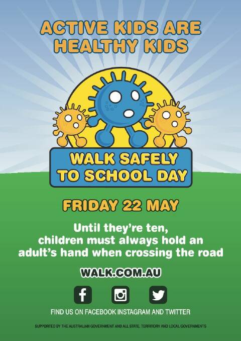 Tomorrow is Walk Safely to School Day