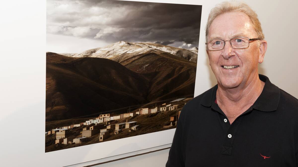 Bruce Pottinger from L&P Digital Photographic with Mike Skelton's 'Potosi' - Bolivia 2005.