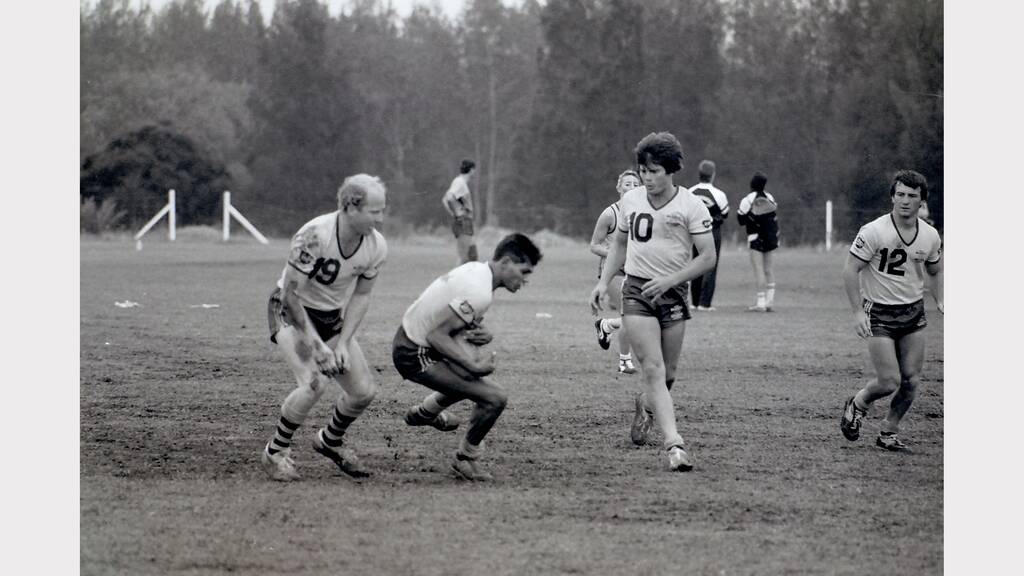 1986 Westmont State Cup touch football tournament - Grant Morris & Wally Gibson