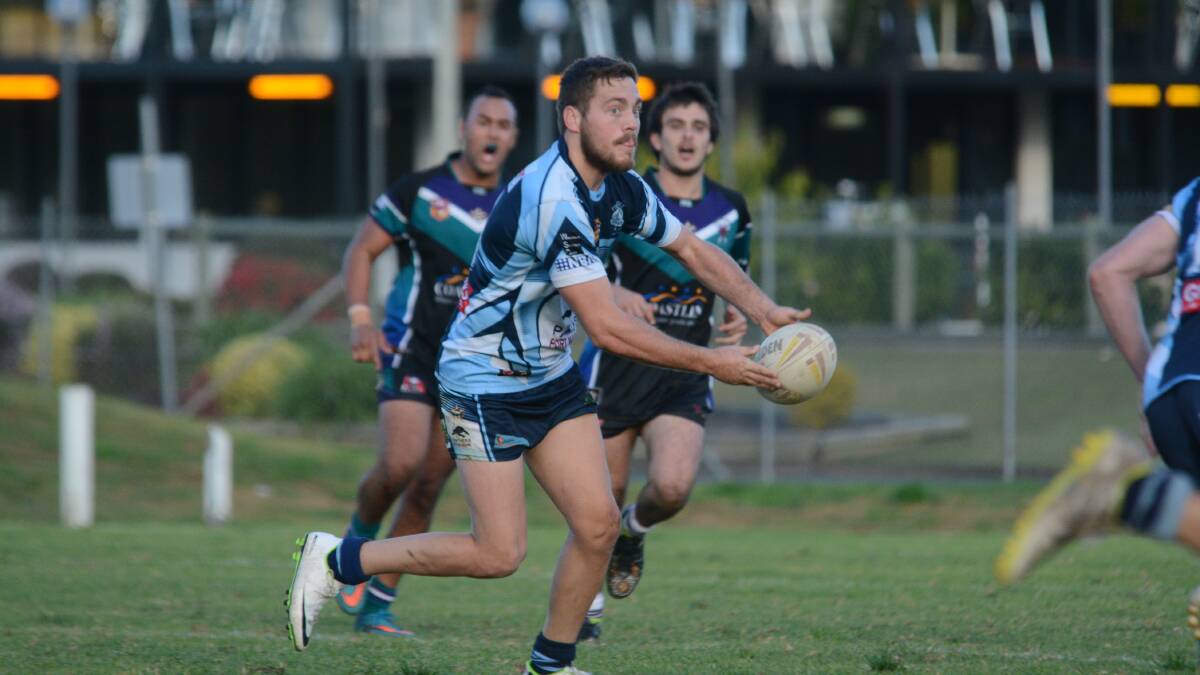 Kurt Lewis in action for Port City last season. He'll captain-coach Wingham in the 2016 Group Three competition.