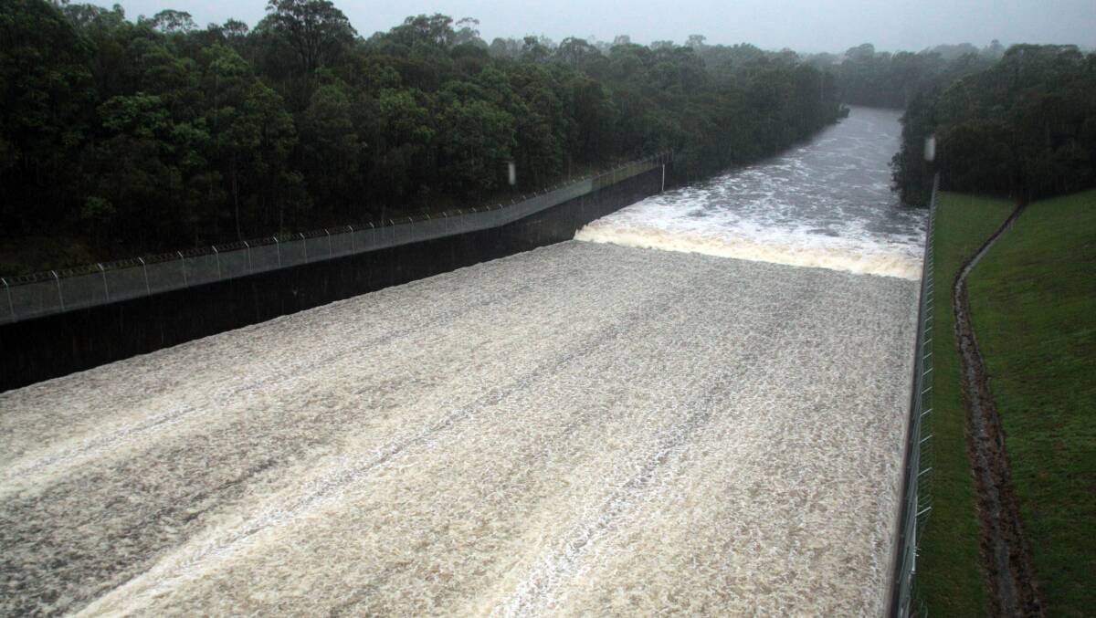 Water is likely to spill from Leslie Harrison Dam. Photo: Chris McCormack