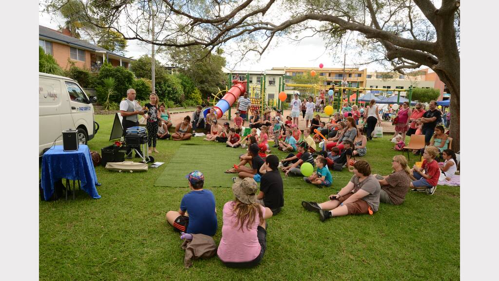 Around 1200 people visited Fotheringham Park in Taree to attend the Mid North Coast Family Referral Service Family Fun Day.
