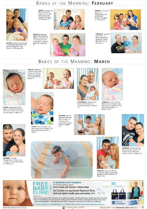 Babies of the Manning 2014