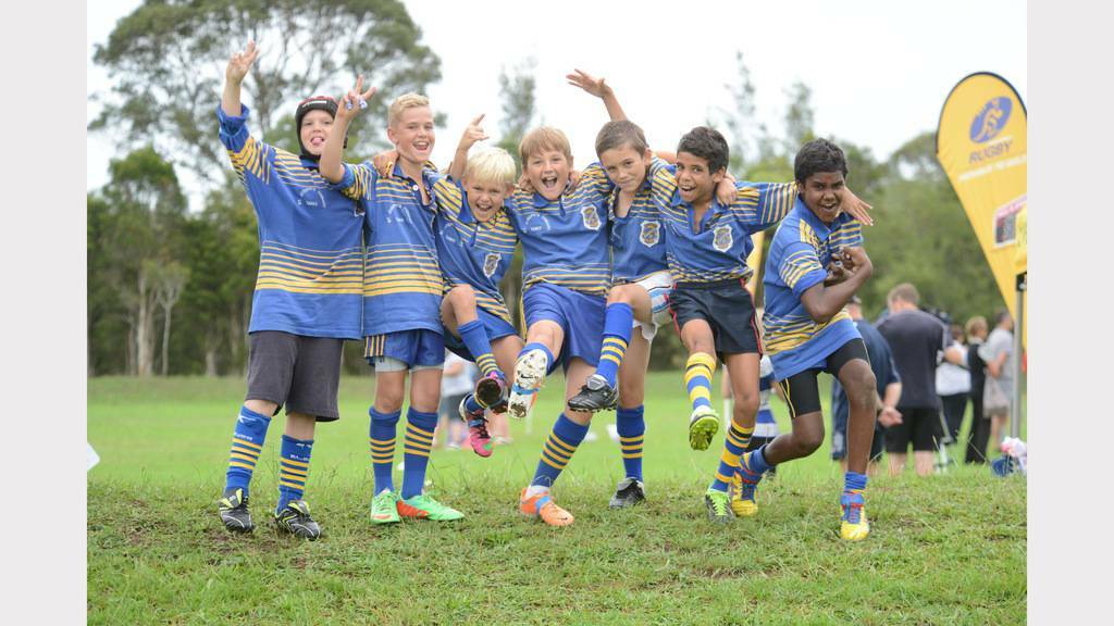 Junior Rugby 7s at St Joseph's Primary School Taree. Pic: MANNING RIVER TIMES