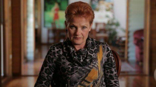 Pauline Hanson in the new documentary directed by Anna Broinowski. Photo: Supplied

