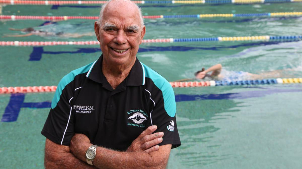 Rob Anderson, a keen swimmer and Flickerfest star. Pic: Bellingen Courier Sun