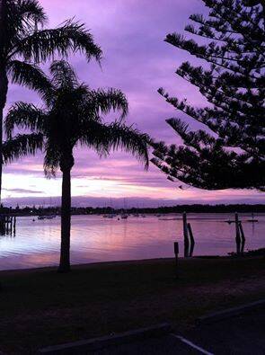 Sunset in Port Macquarie: Pic: Carol Murphy
