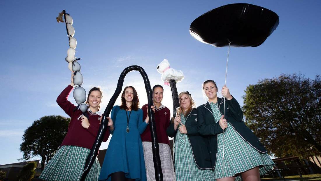 WARRNAMBOOL: Contemporary sculptures made by Brauer College art students are expected to be seen by more than 50,000 art lovers at the Lorne Sculpture Biennale. Photo: The Standard.