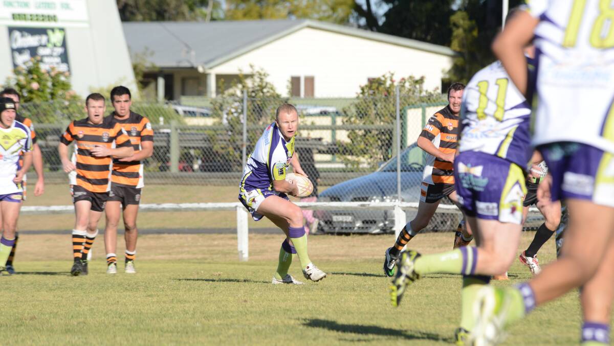 Former NRL star Michael Buettner played a full game for the Bulls in support of the Kristylea Bridge Charity Cup.