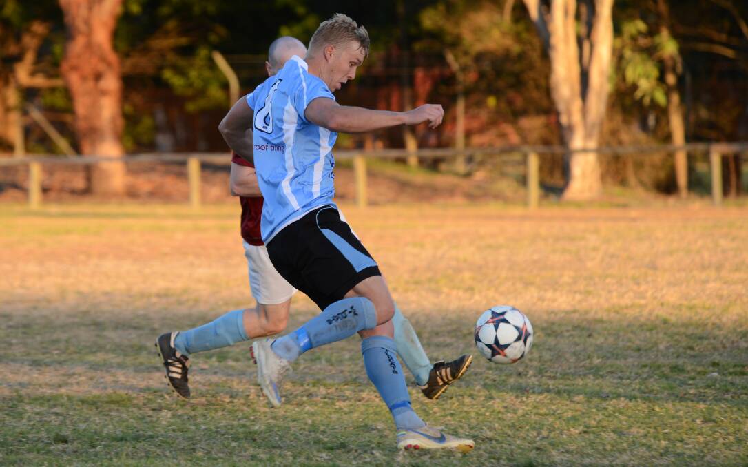 Taree's Jackson Witts with the ball.