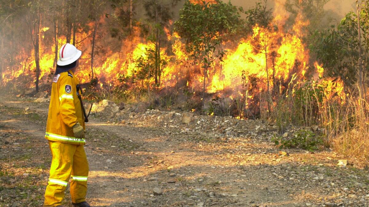 Dry conditions have led to an early start of the bush fire danger period. Photo: File shot.