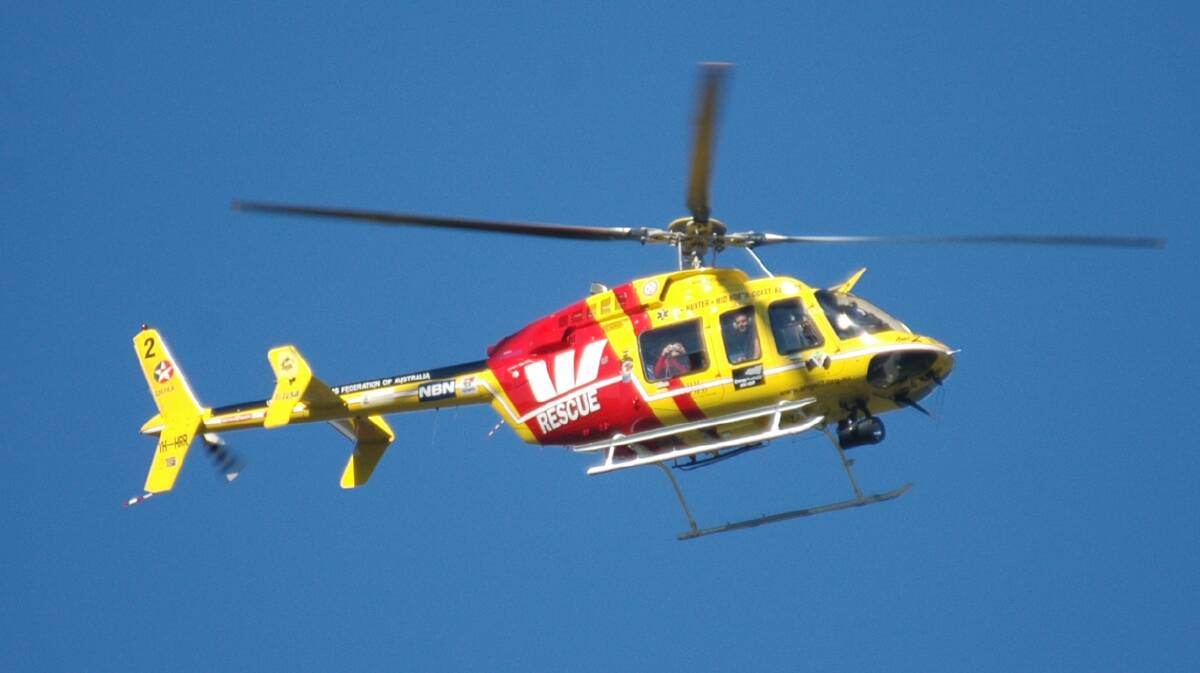 The man was airlifted to Royal North Shore Hospital following the explosion. Image: file shot. 