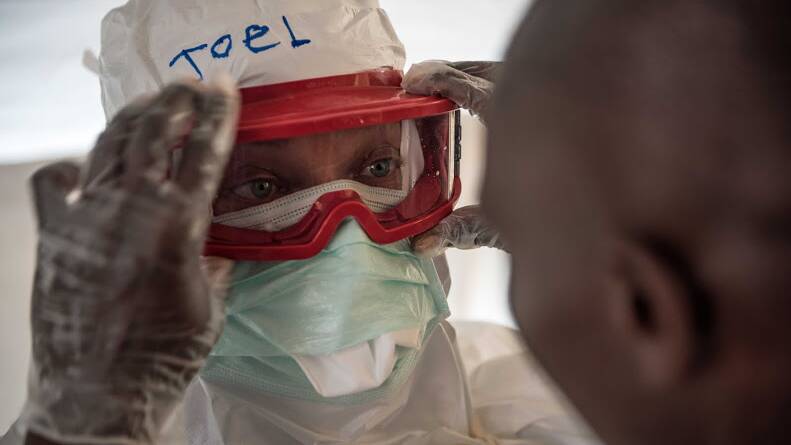 Working with Ebola patients required extensive health and safety precautions. 