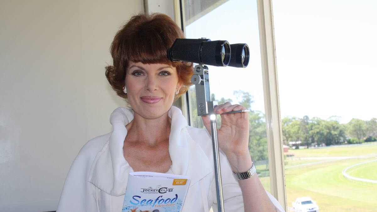 ONE AND ONLY: Australia’s one and only female race caller, Victoria Shaw was in town last month after she was invited by the Forster Tuncurry Jockey Club to call at the Tuncurry Seafood Race Day.  
