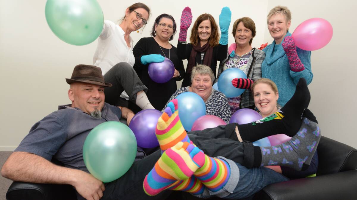 Get your odd socks on and come for morning tea! The team at RichmondPRA want to see you on Friday - (back row from left) Kirsten Olsen, Jayne Cumberland, Michelle Wiseman, Christine Squires, Julie Gallagher (front row from left) Chris Cassar, Diane Hamilton and Bree Katsamangos.