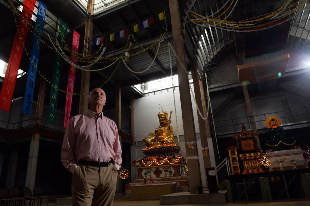 Ian Green converted to Buddhism several decades ago after a life-changing trip to India. He moved to Bendigo with his wife in the early 1980s. 