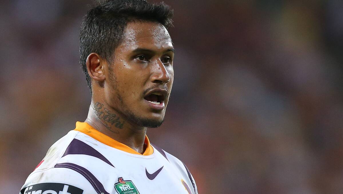 Brisbane's Ben Barba. The Eels defeated the Broncos 25-18 on Brisbane turf in Round Five of the NRL. Picture: Getty Images